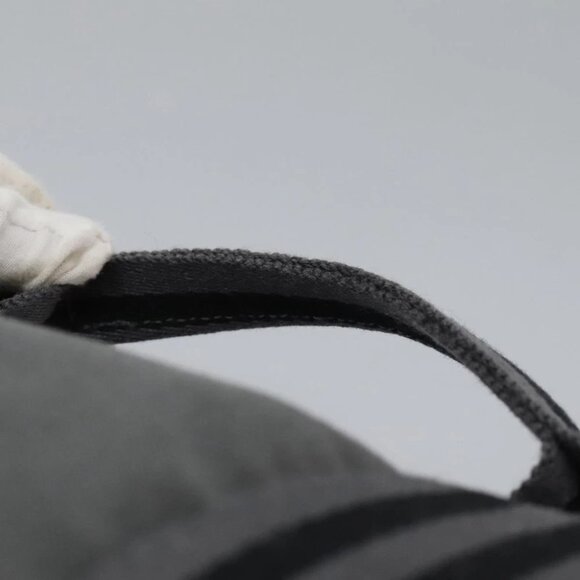 HERMES Fourre Tout Porte Documents Business Bag Canvas Gray Silver Auth 124325 - Picture 9 of 16